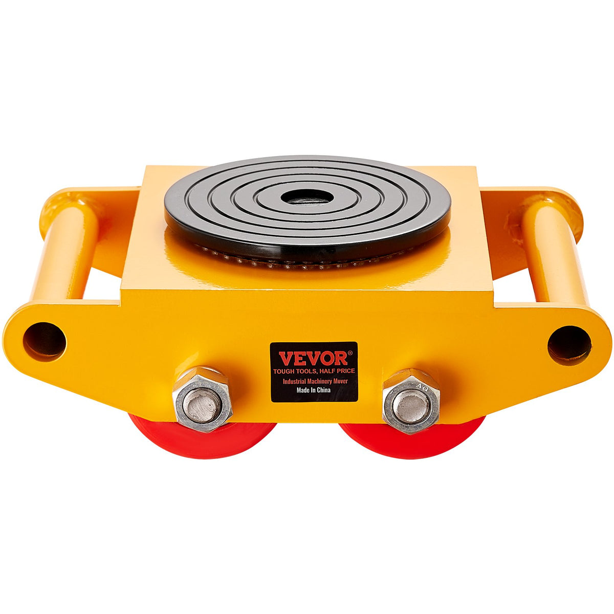 VEVOR Machinery Skate Dolly Machinery Mover 13200lbs/6T Carbon Steel 4 PU Wheels