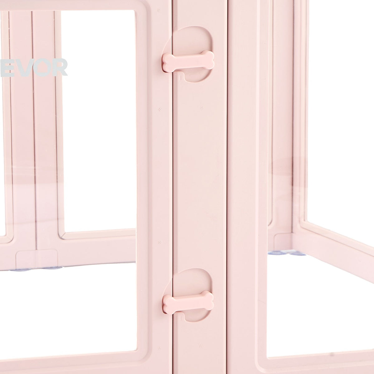 VEVOR Dog Whelping Box, 1.54x1x0.6 m Plastic Dog Whelping Pen for Medium Sized Dogs, Waterproof Transparent  Puppy Playpen with Windows & Door Lock, Easy to Clean, Durable Indoor Pet Dogs Cats Birth Kit