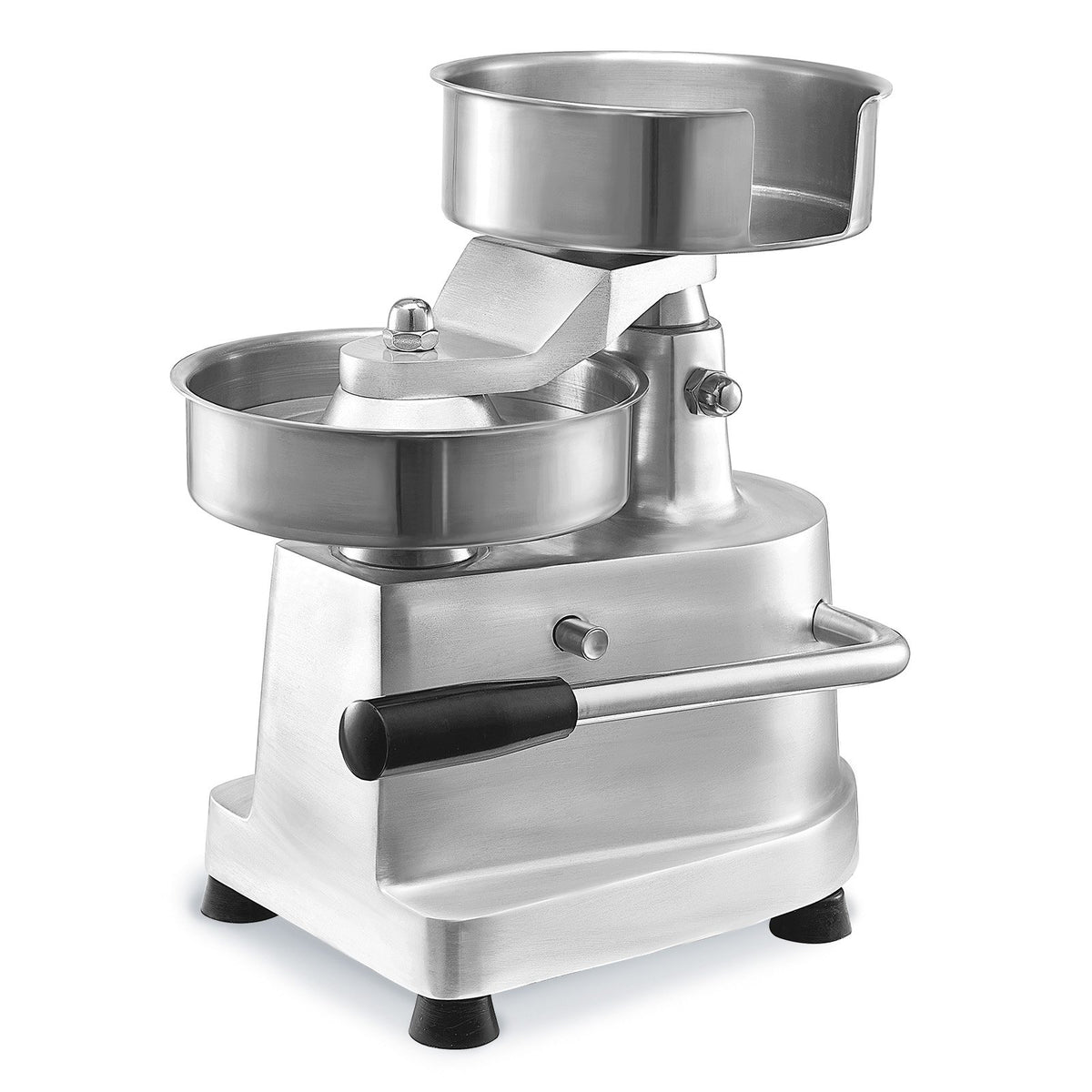 VEVOR Commercial Burger Patty Maker, 150mm Hamburger Beef Patty Maker, Heavy Duty Food-Grade Stainless Steel Bowl Burger Press Machine, Kitchen Meat Forming Processor with 1000 Pcs Patty Papers