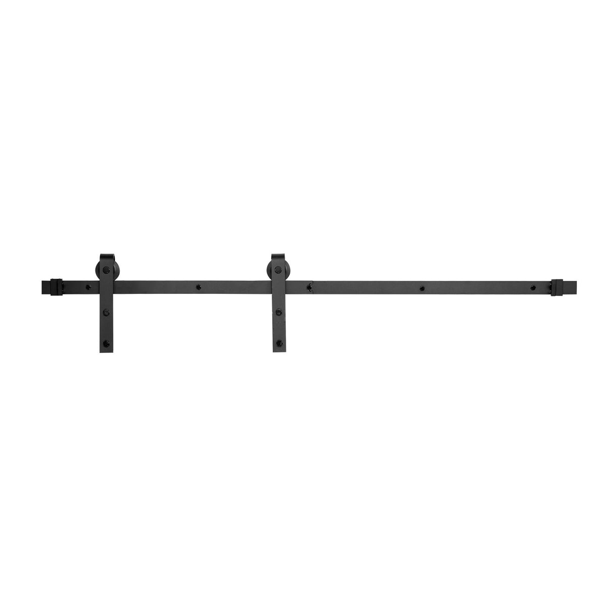 VEVOR 1500 mm Sliding Barn Door Hardware Kit for Single Sliding Barn Door Black