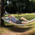 VEVOR Double Quilted Fabric Hammock, 12 FT Double Hammock with Hardwood Spreader Bars, 2 Person Quilted Hammock with Detachable Pillow and Chains for Camping Outdoor Patio Yard Beach, 480 lbs Capacity
