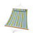 VEVOR Double Quilted Fabric Hammock, 12 FT Double Hammock with Hardwood Spreader Bars, 2 Person Quilted Hammock with Detachable Pillow and Chains for Camping Outdoor Patio Yard Beach, 480 lbs Capacity