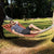 VEVOR Double Quilted Fabric Hammock, 12 FT Double Hammock with Hardwood Spreader Bars, 2 Person Quilted Hammock with Detachable Pillow and Chains for Camping Outdoor Patio Yard Beach, 480 lbs Capacity