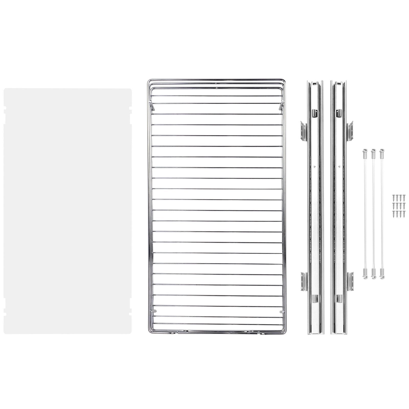 VEVOR Pull Out Cabinet Under Sink Organizer 11 x 21 Inch Wire Drawer Basket