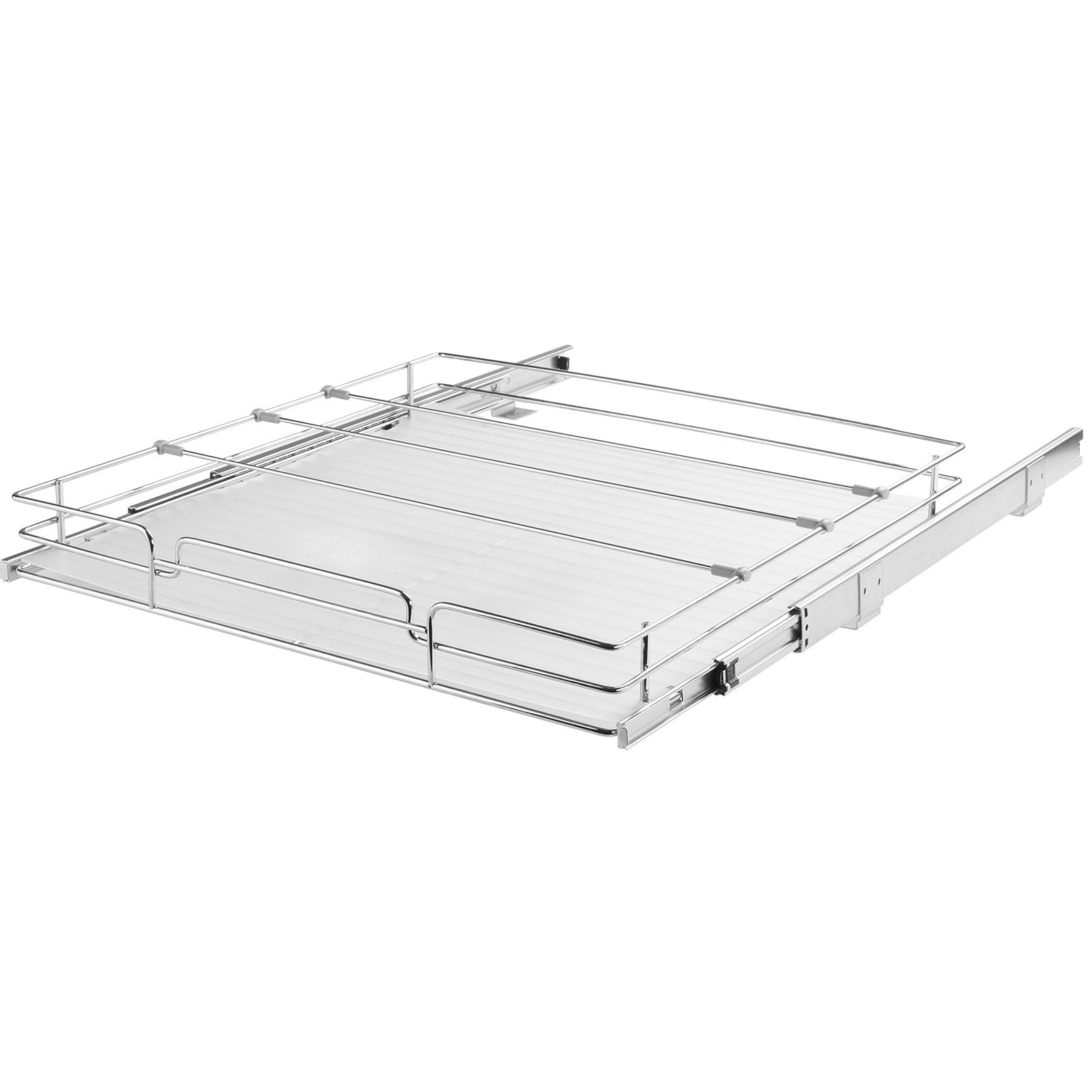 VEVOR Pull Out Cabinet Under Sink Organizer 20 x 21 Inch Wire Drawer Basket