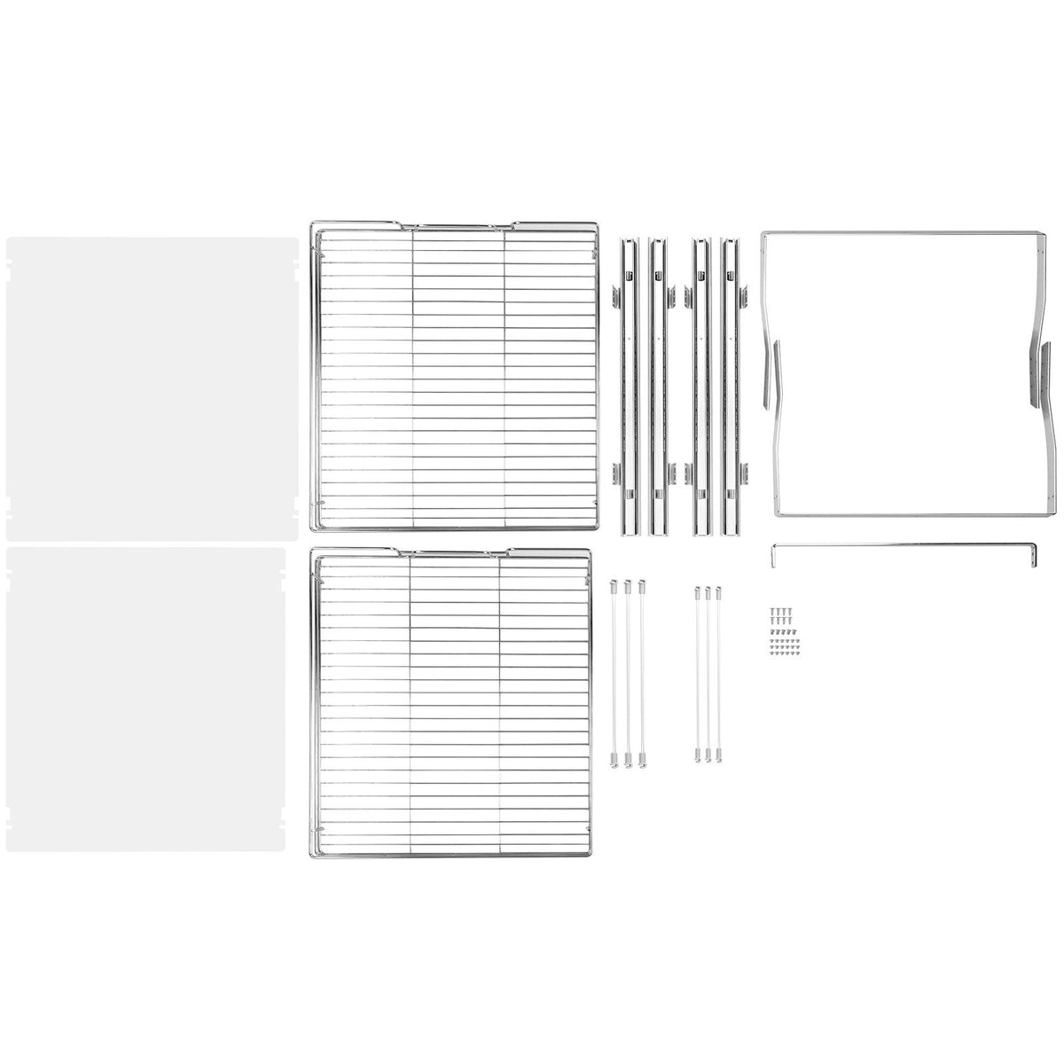 VEVOR 2 Tier 20"Wx21"Dx15"H Pull Out Cabinet Organizer, Heavy Duty Slide Out Pantry Shelves, Steel Roll Out Drawers, Sliding Drawer Storage for Home, 21.5"Wx22"Dx18"H Install Size for Cabinet