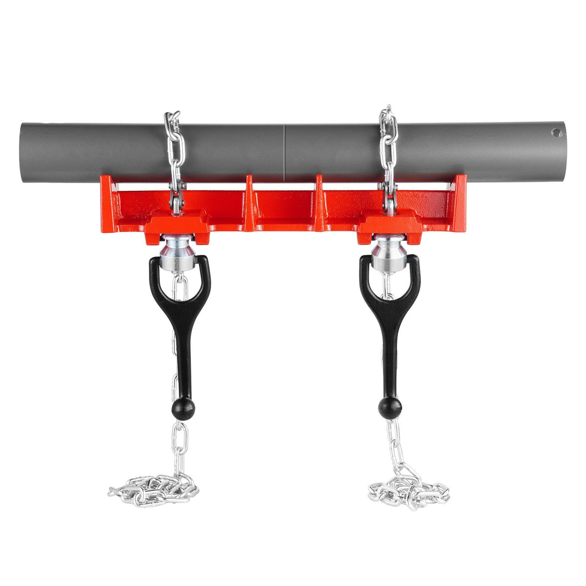 Pipe Welding Vise, 1/2 to 8-inch Pipe Welding Clamp with Dual Chains &amp; Crank Handles, Heavy-Duty Cast Iron Welding Vise for a Variety of Pipes