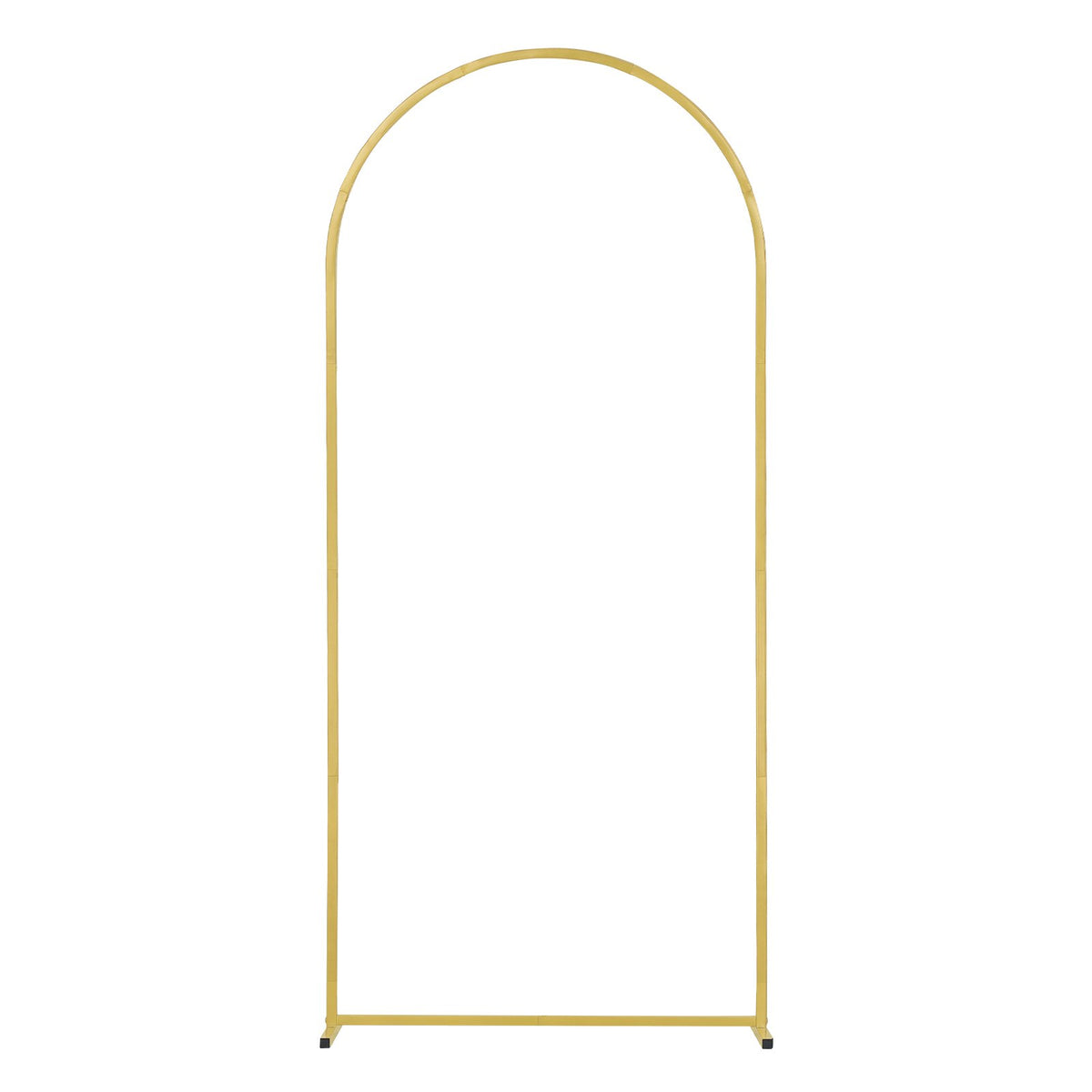 VEVOR Wedding Arch Backdrop Stand, Set of 3, Metal Stable Stand with Case Connection & Chassis Crossbar Design, Easy-to-Assemble Gold Stand with Premium Metal, Fit for Birthday, Celebration, Holiday