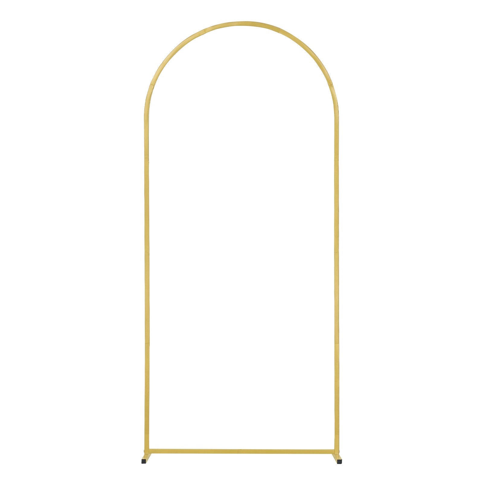 VEVOR Wedding Arch Backdrop Stand, Set of 3, Metal Stable Stand with Case Connection & Chassis Crossbar Design, Easy-to-Assemble Gold Stand with Premium Metal, Fit for Birthday, Celebration, Holiday