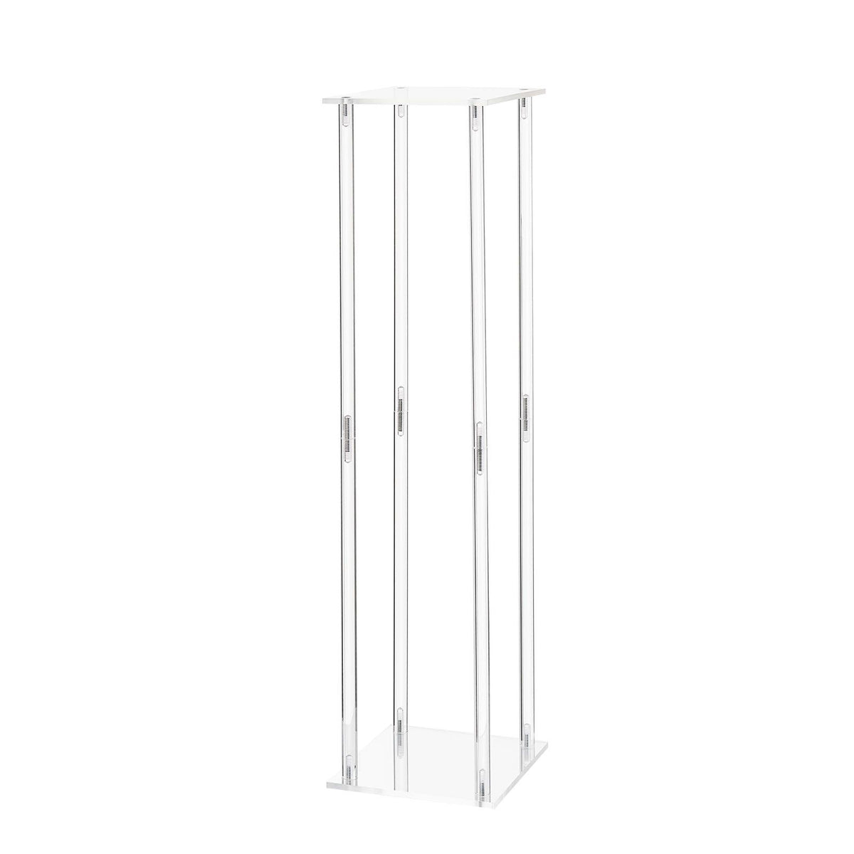 Wedding Flower Stand, 10PCS 80cm Column Flower Stand, Floral Stands with Acrylic Laminate, Cylindrical Cubic Floral Display Rack for Wedding, Party, Birthday, Home, Centerpiece Stands