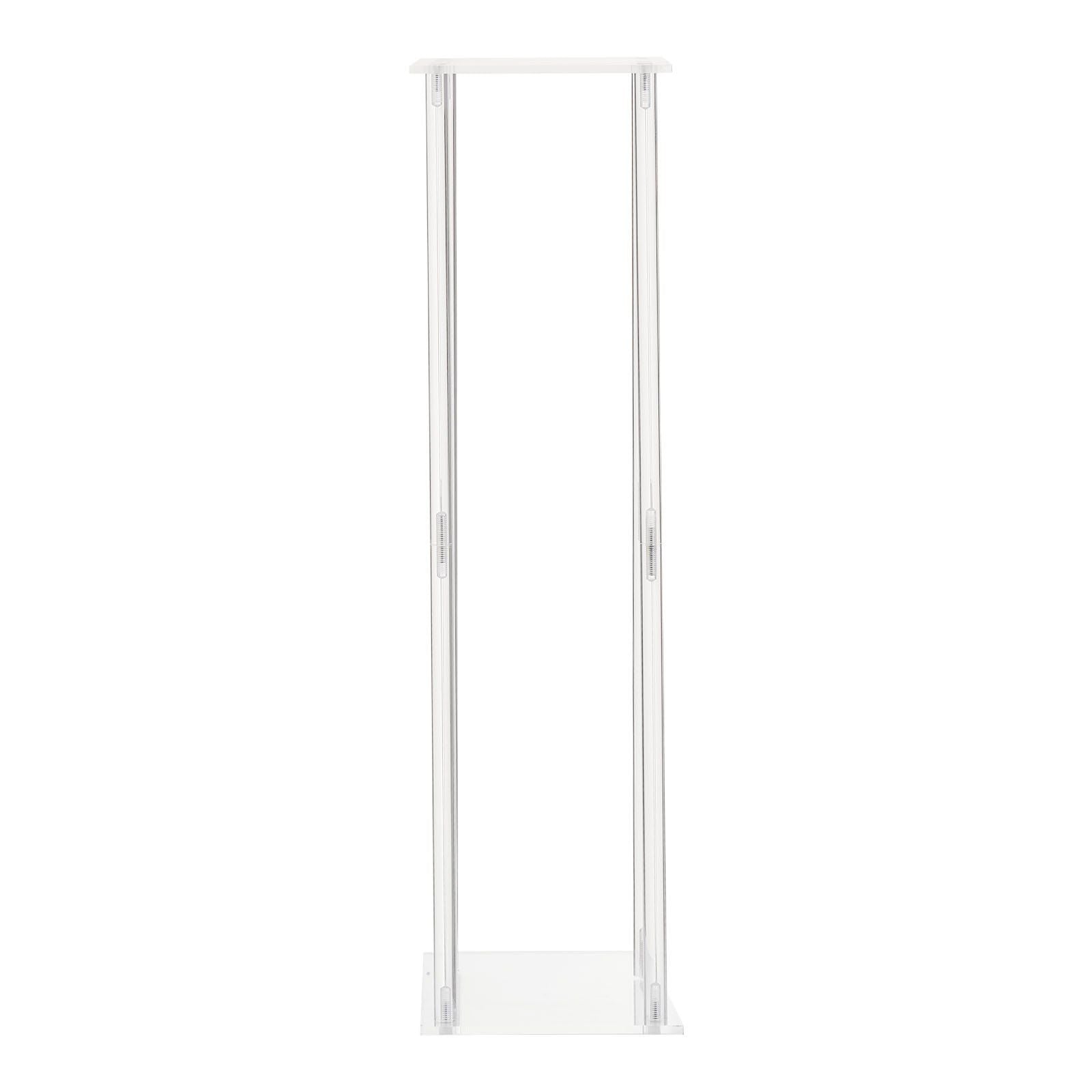 Wedding Flower Stand, 10PCS 80cm Column Flower Stand, Floral Stands with Acrylic Laminate, Cylindrical Cubic Floral Display Rack for Wedding, Party, Birthday, Home, Centerpiece Stands