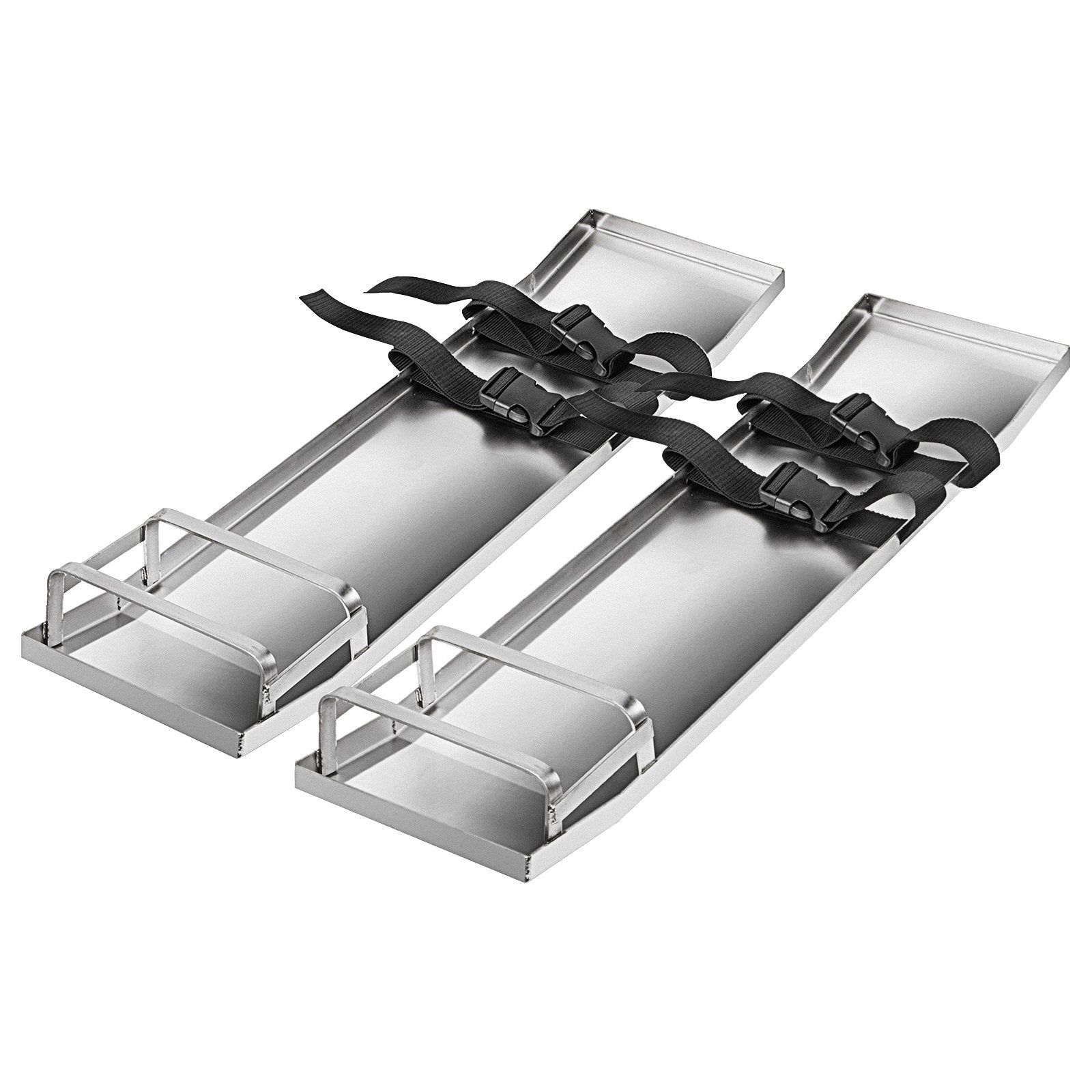 VEVOR Concrete Knee Boards 70cm x 20cm Slider Knee Boards, Kneeler Board Stainless Steel Kneeboards, Concrete Sliders Pair Moving Sliders, with Concrete Board Straps for Cement and Concrete Finishi