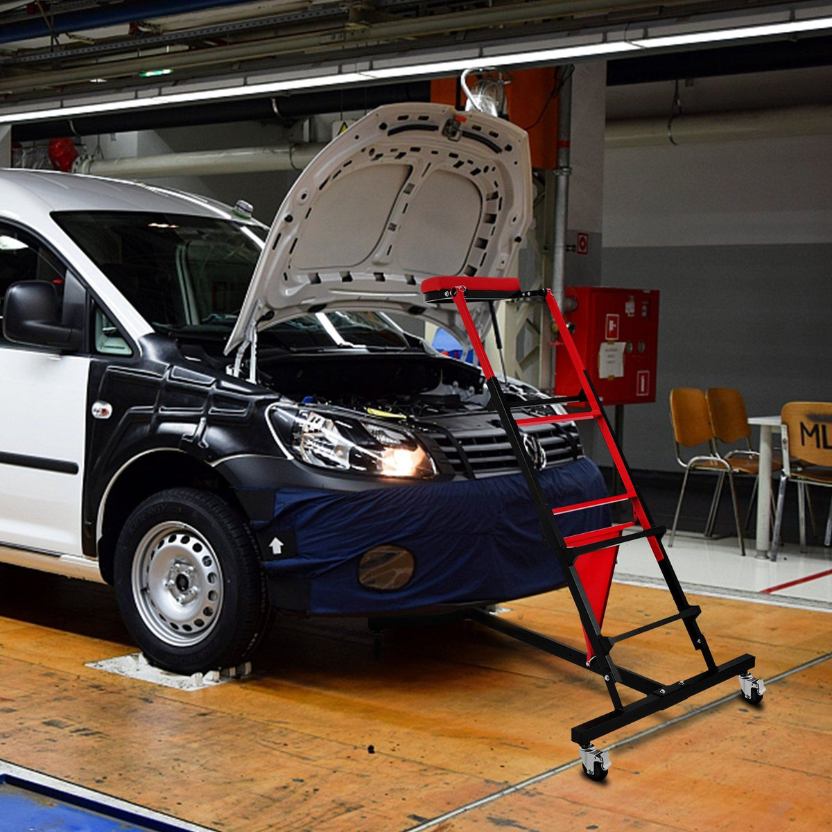 Foldable Engine Creeper Easy Engine Access Creeper for Garage or Workshop