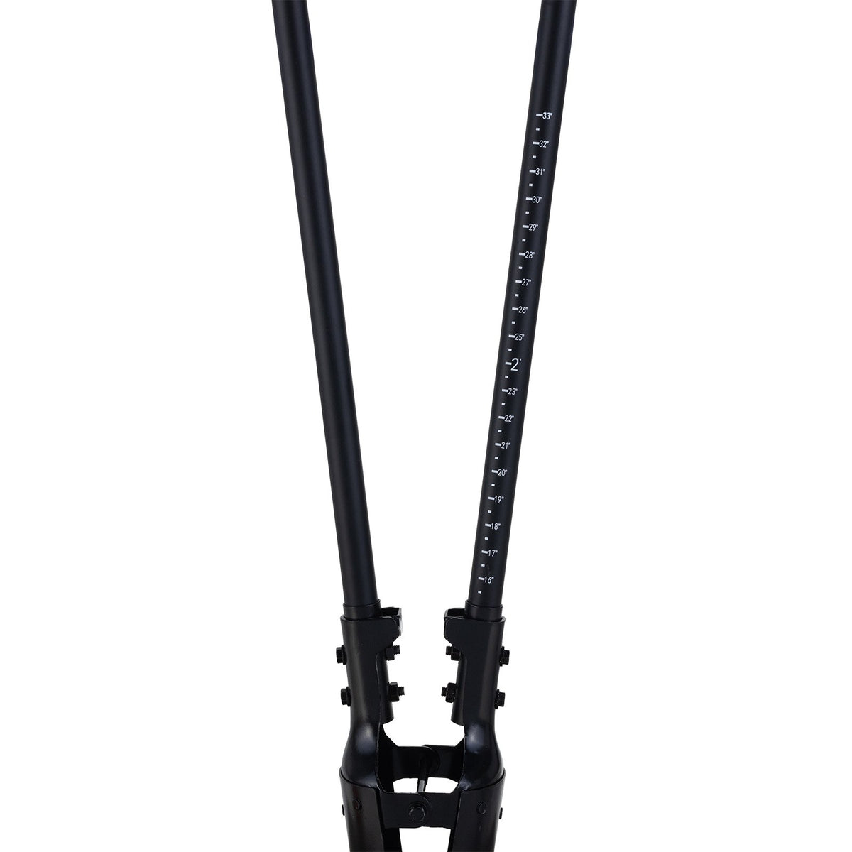 VEVOR Post Hole Digger, Heavy Duty Post Hole Digger with Fiberglass Handle, Manual Hole Digger with Scale Markings and Metal Blade, Post Hole Digger Tool for Digging Gardening and Outdoors, 1460 mm