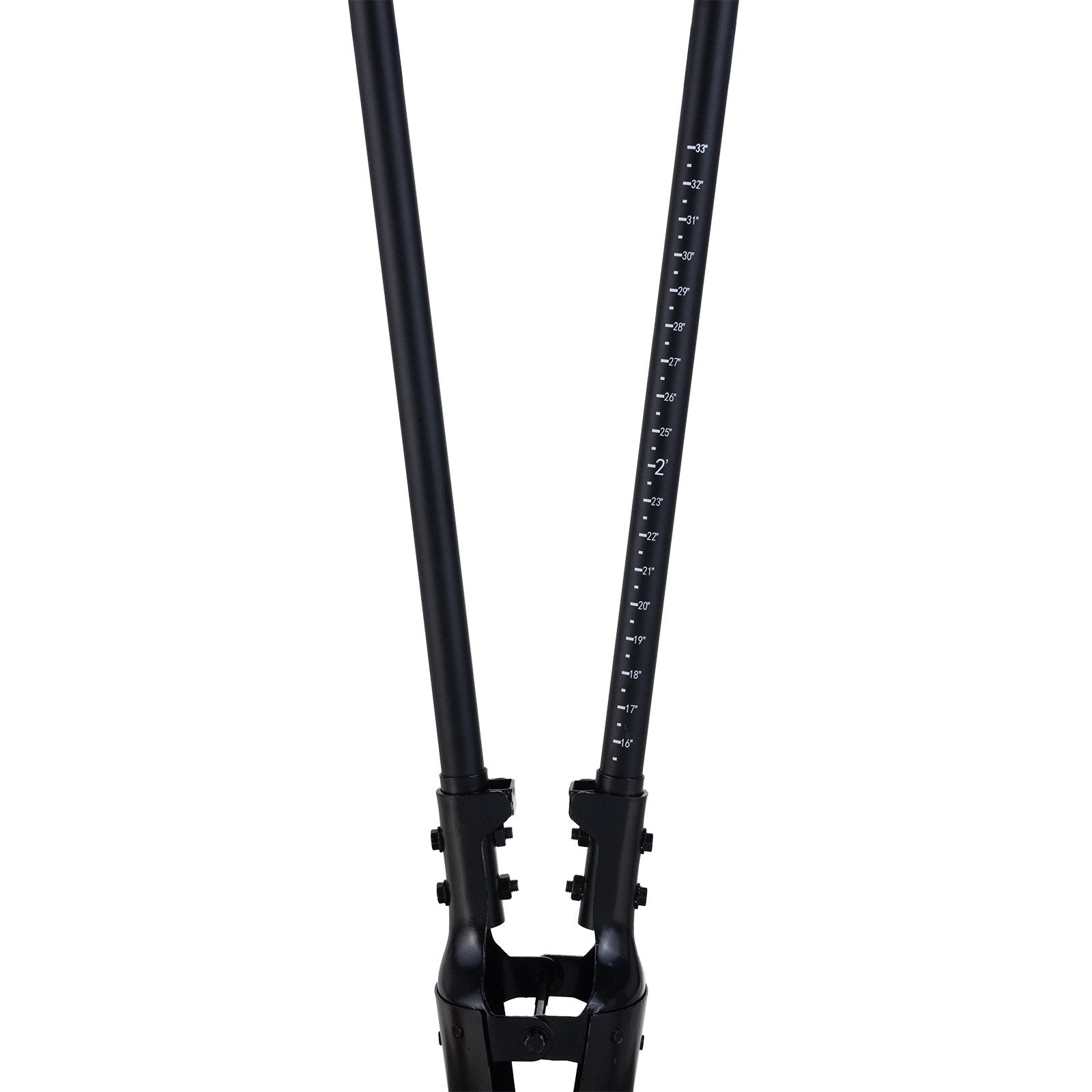 VEVOR Post Hole Digger, Heavy Duty Post Hole Digger with Fiberglass Handle, Manual Hole Digger with Scale Markings and Metal Blade, Post Hole Digger Tool for Digging Gardening and Outdoors, 1460 mm