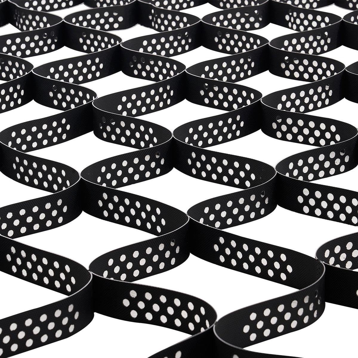 VEVOR Gravel Grid, 2 Inch Depth, 32.81 x 9.84 FT / 10000 x 3000 mm, 1880 LBS Per Sq ft Grass Ground Retainer, Permeable Geo Grids Driveway Stabilization, for Garden, Patio, Walkway, RV Parking Slopes