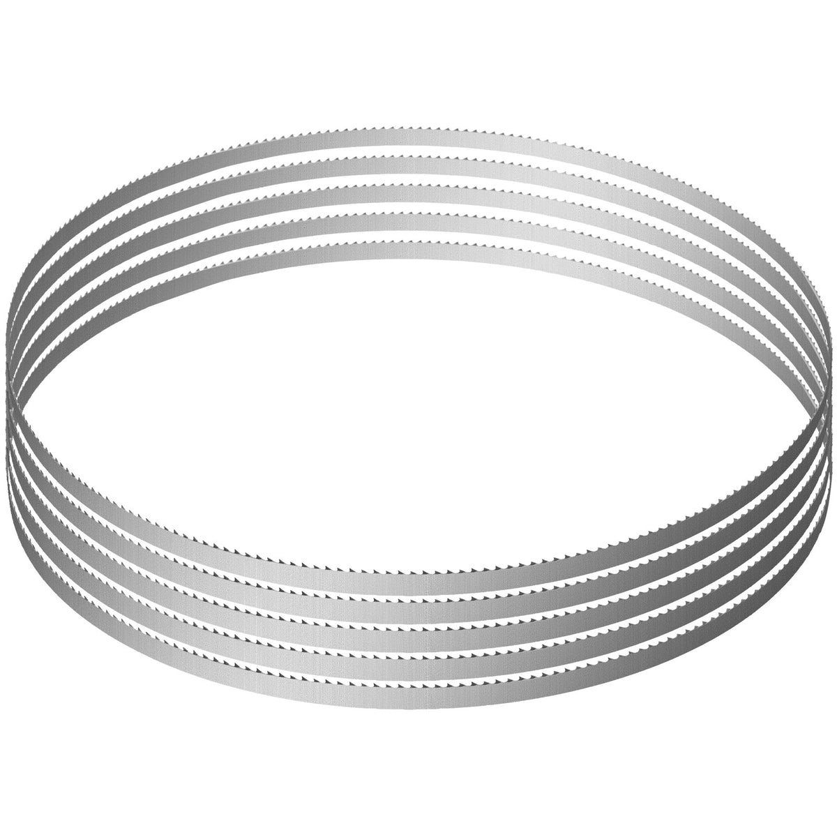 VEVOR Band Saw Blade, 1650*16*0.56mm, 5 PCS/Pack Meat Bandsaw Blades for Replacement, Carbon Steel Blade, Meat Cutting Blade Wrapped by Rust-Proof Paper, Fit for Commercial Bone Saw Machines