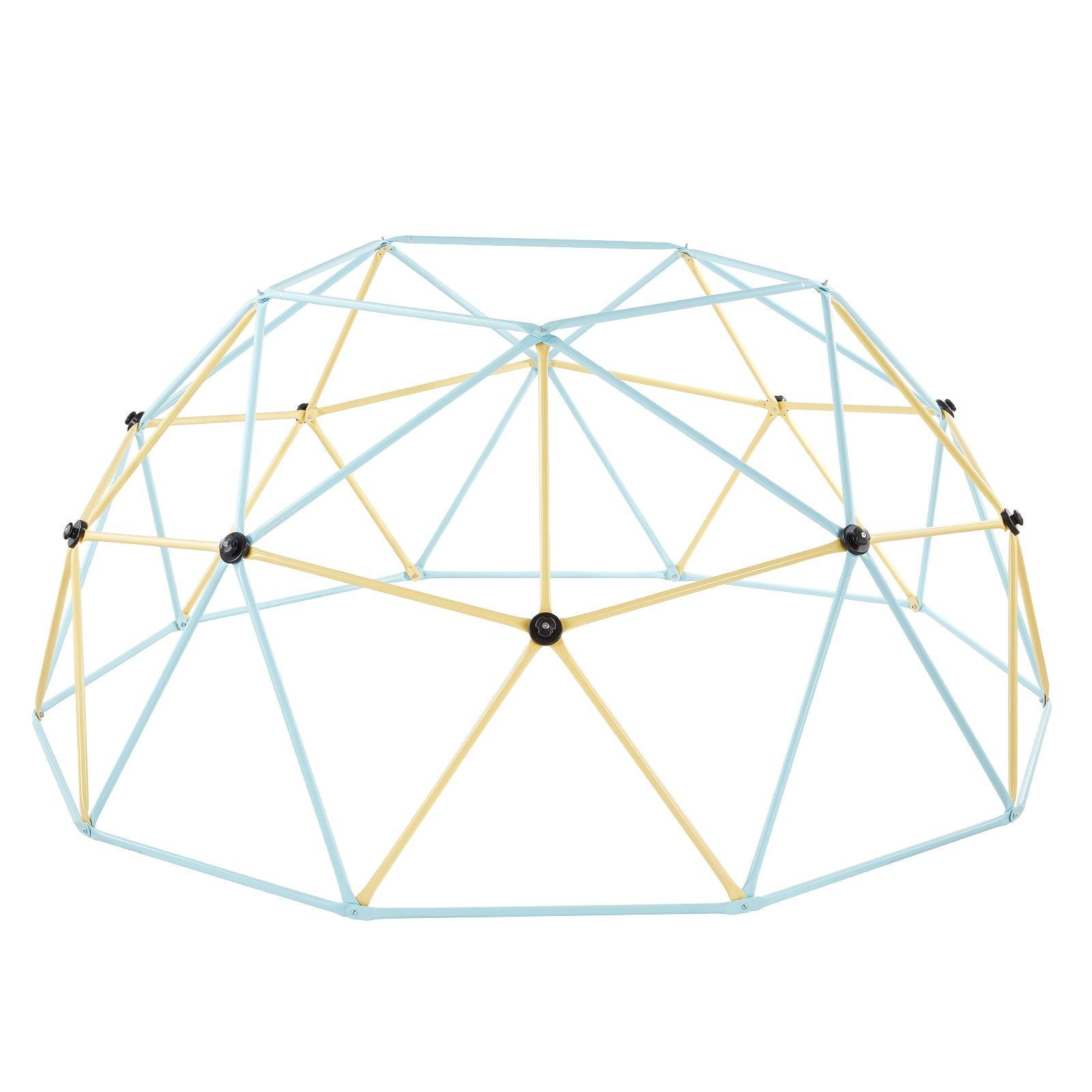 Climbing Dome, 305cm Geometric Dome Climber, 453kg Loading Jungle Gym Playground with 2 Basketballs & Octopus Net, Easy-Assembly Outdoor Backyard Climbing Equipment for Kids 3 to 10 Years Old
