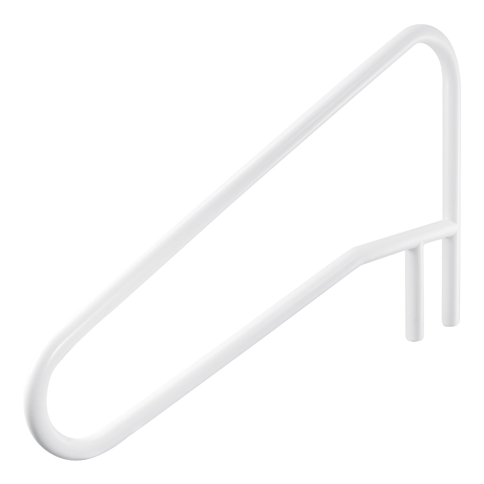 VEVOR Pool Rail, 137.1 x 81.3 cm Pool Handrail, 100kg Load Capacity Heavy Duty Stainless Steel Swimming Handrail, Seamless Welding, Recessed or Base Mount, for Poolside, Water Parks, Spa Centers