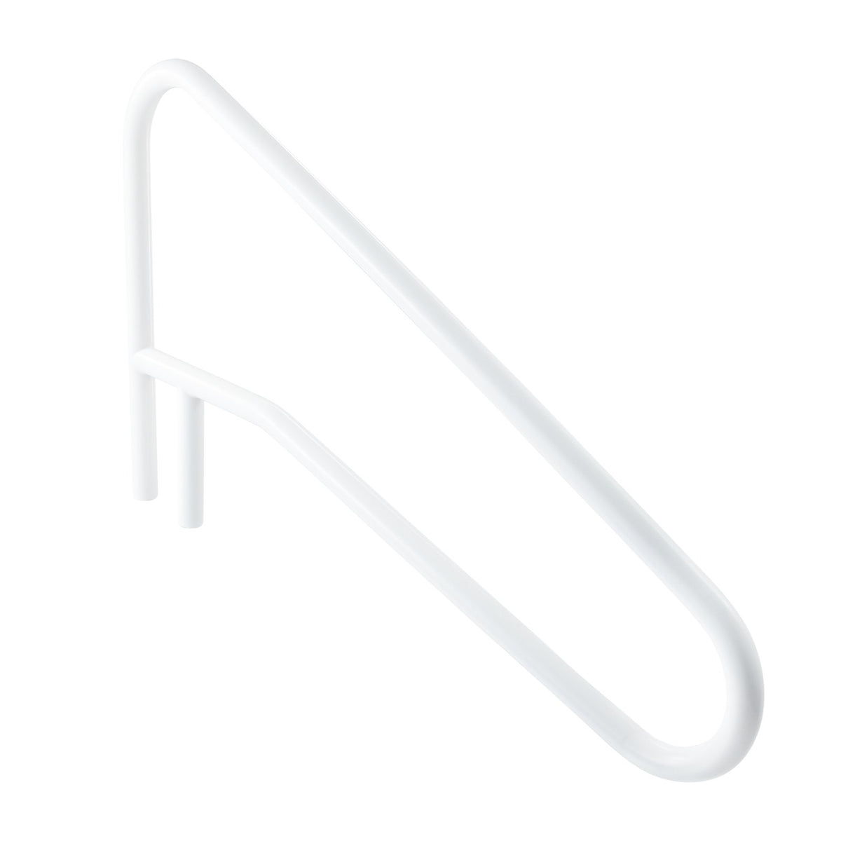 VEVOR Pool Rail, 137.1 x 81.3 cm Pool Handrail, 100kg Load Capacity Heavy Duty Stainless Steel Swimming Handrail, Seamless Welding, Recessed or Base Mount, for Poolside, Water Parks, Spa Centers