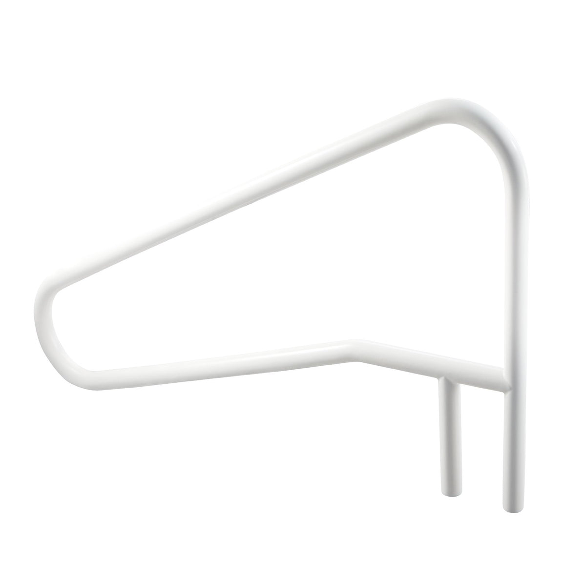 VEVOR Pool Rail, 137.1 x 81.3 cm Pool Handrail, 100kg Load Capacity Heavy Duty Stainless Steel Swimming Handrail, Seamless Welding, Recessed or Base Mount, for Poolside, Water Parks, Spa Centers