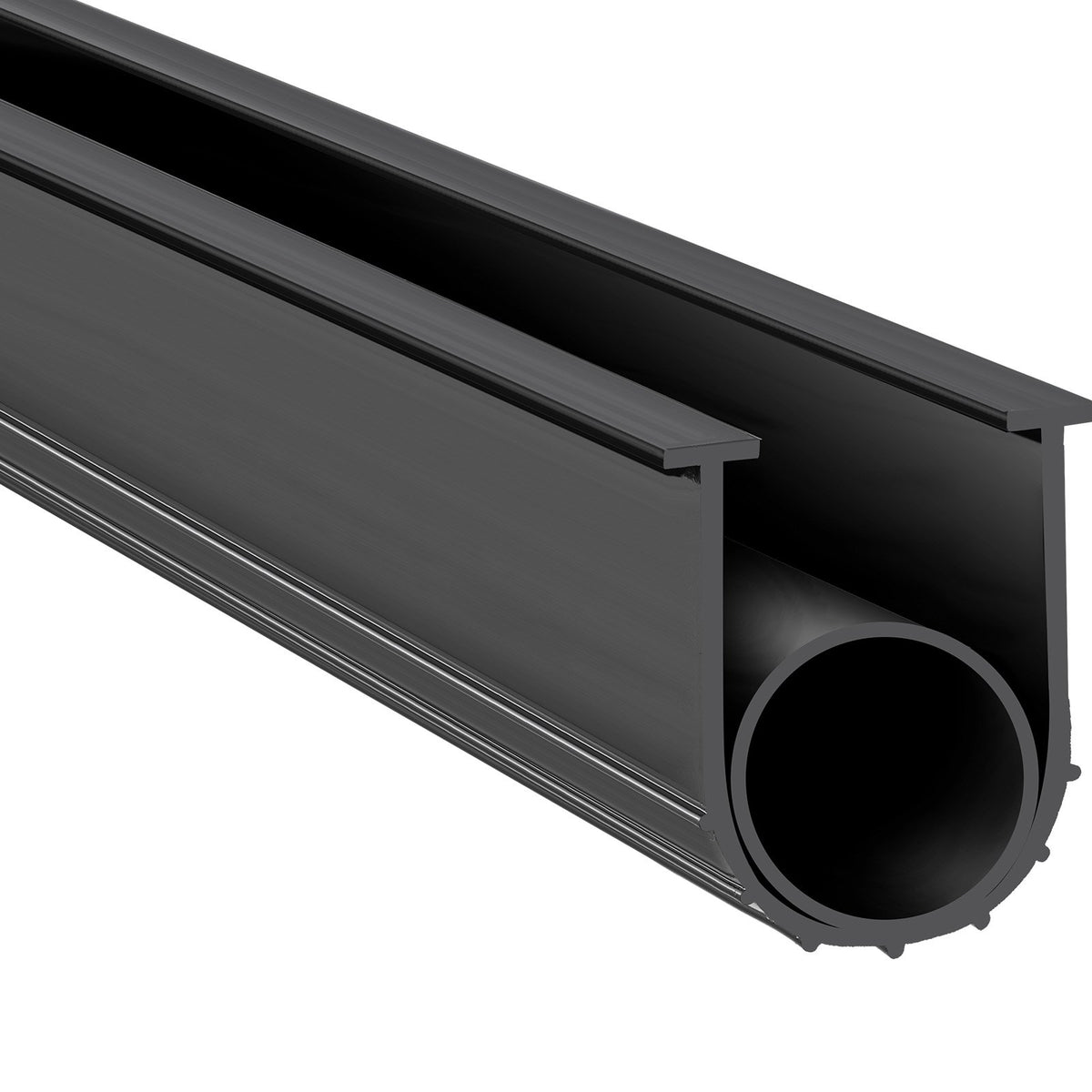 VEVOR Garage Door Seals Bottom Rubber, U Shape +O Ring Combination Garage Door Bottom Weather Seal, 16ft Weatherproofing Garage Door Seal, 5/16 inch T-ends and 3 3/4 inch Width, for Doors, Black