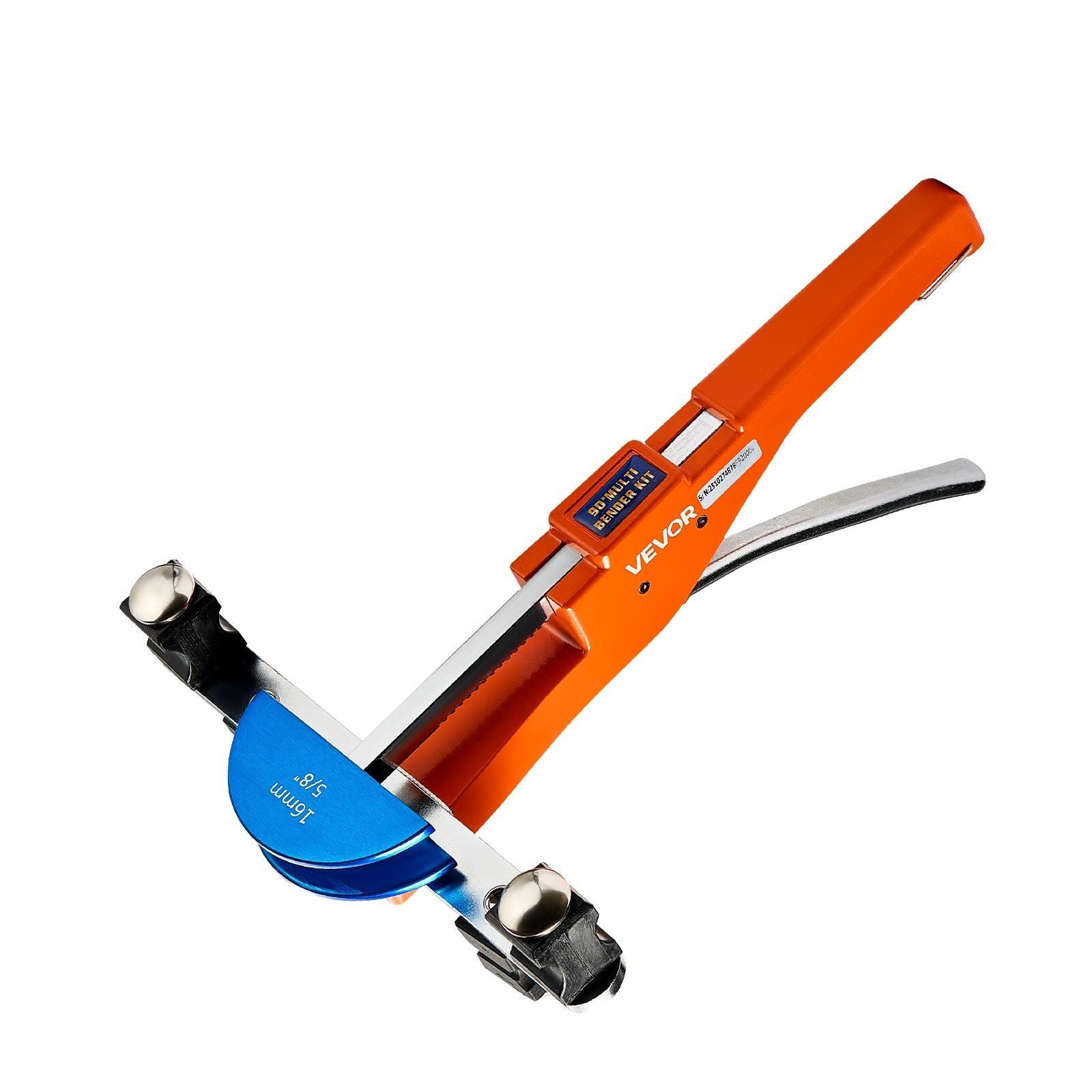 Tubing Bender Kit, 6 mm to 22 mm, Compact Ratcheting Tube Pipe Bender, Ratchet Hand Bending Tool, with 7 Color Aluminium Alloy Dies, HVAC Tools, for Copper HVAC Air Conditioning Refrigeration