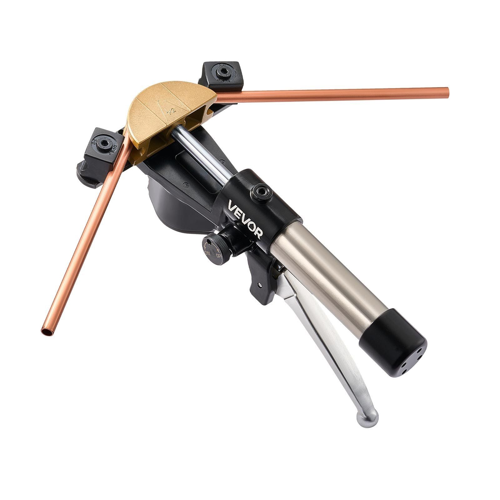 Hydraulic Tubing Bender Kit, 6 mm to 22 mm, Copper Tube Pipe Bender, Forward/Reverse HVAC Bending Tool, with 7 Color Aluminium Alloy Dies, for HVAC Air Conditioning Refrigeration Auto Repair