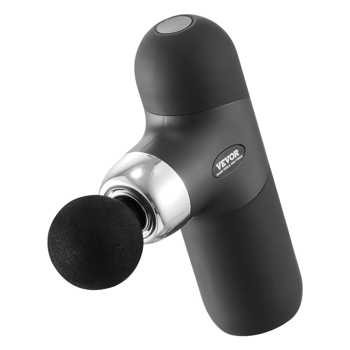 VEVOR Massage Gun Deep Tissue, Percussion Muscle Massager for Athletes - with 4 Speed Levels &amp; 4 Massage Heads, 7.4V 2500mAh Batteries, Handheld Mini Massage Gun for Pain Relief, Muscle Relaxation