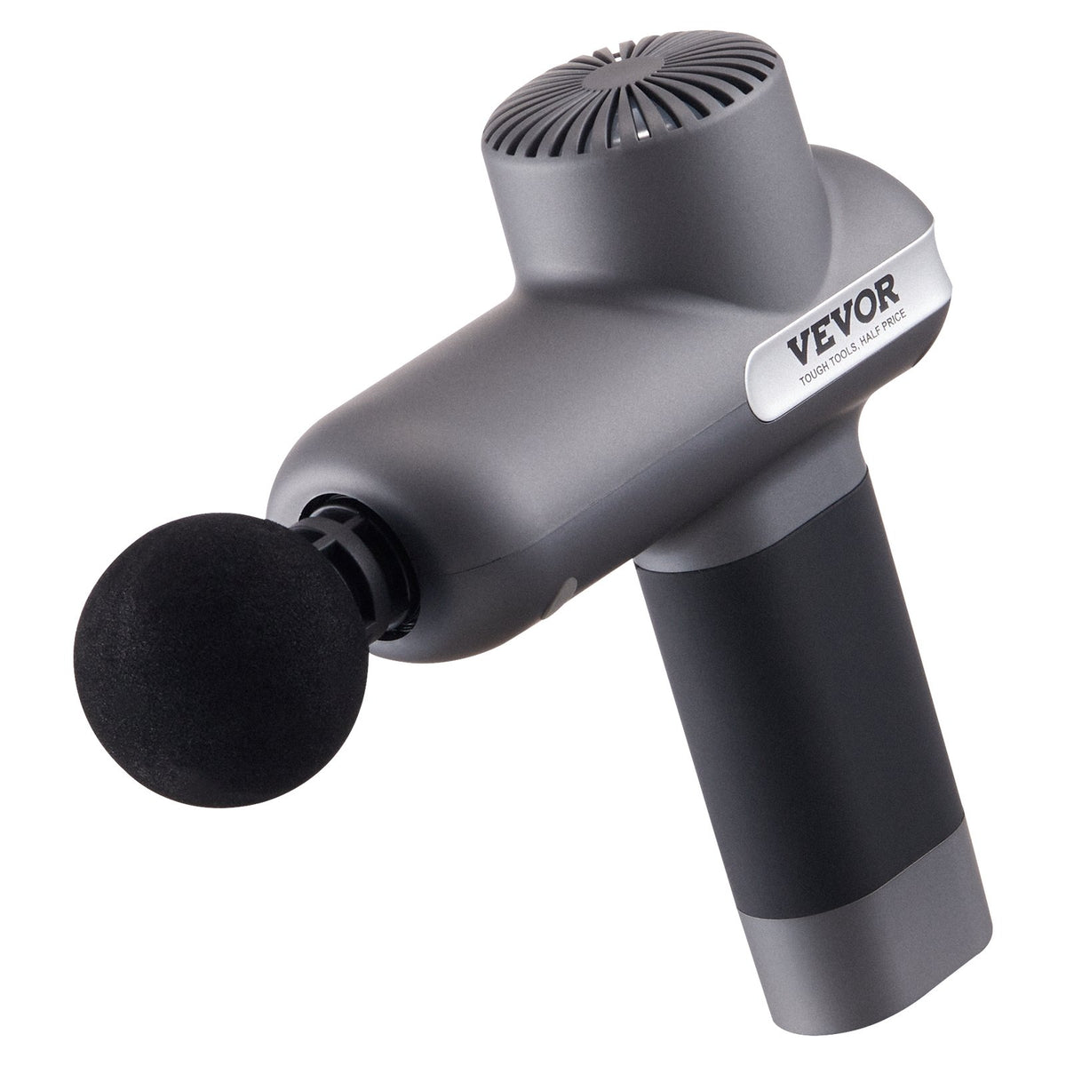 VEVOR Massage Gun Deep Tissue, Percussion Muscle Massager for Athletes - with 5 Speed Levels &amp; 6 Massage Heads, 7.4V 2500mAh Batteries, Handheld Electric Massage Gun for Pain Relief, Muscle Relaxation