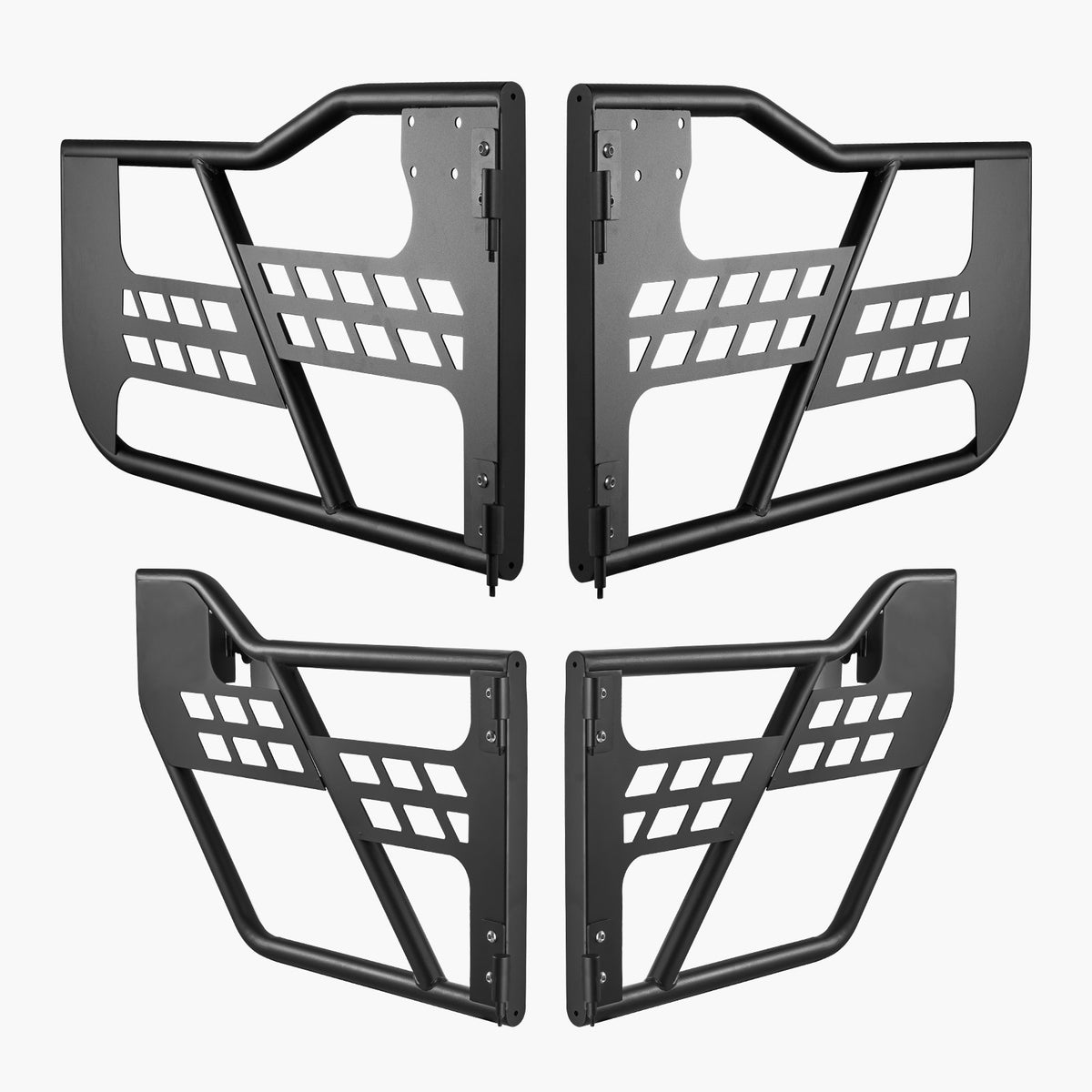 VEVOR Jeep Tube Doors, 4-Door, Hunting Style Jeep Tubular Door with Heavy-Duty Hinges &amp; OE Latch, Jeep Doors with Rubber Pads, Fit for 2018-2024 Jeep Wrangler JL &amp; 2020-2024 Jeep Gladiator JT