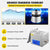 Vevor Powerful Stainless Steel 13.5-15 L Liters Ultrasonic Cleaner 360W Digital Heater Timer