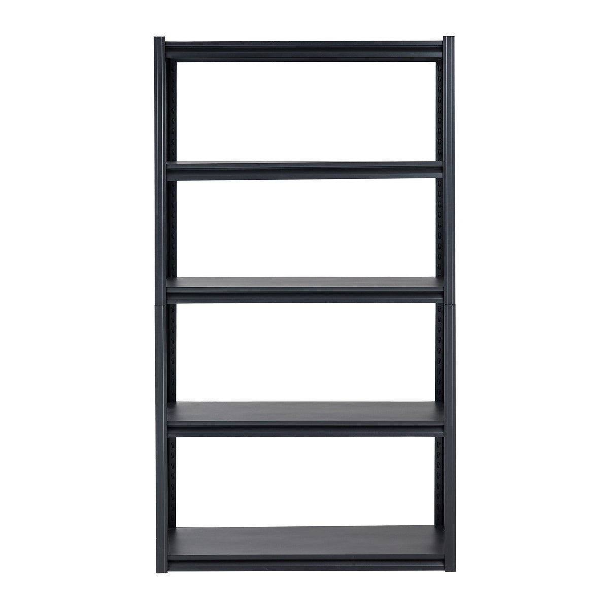 Storage Shelves, 2000 lbs, 5 Tier Garage Storage Shelving, 18" D x 40" W x 72" H Adjustable Metal Shelves for Garage Shelves Utility Rack Shelf, Ideal for Kitchen, Warehouse, Basement, Black