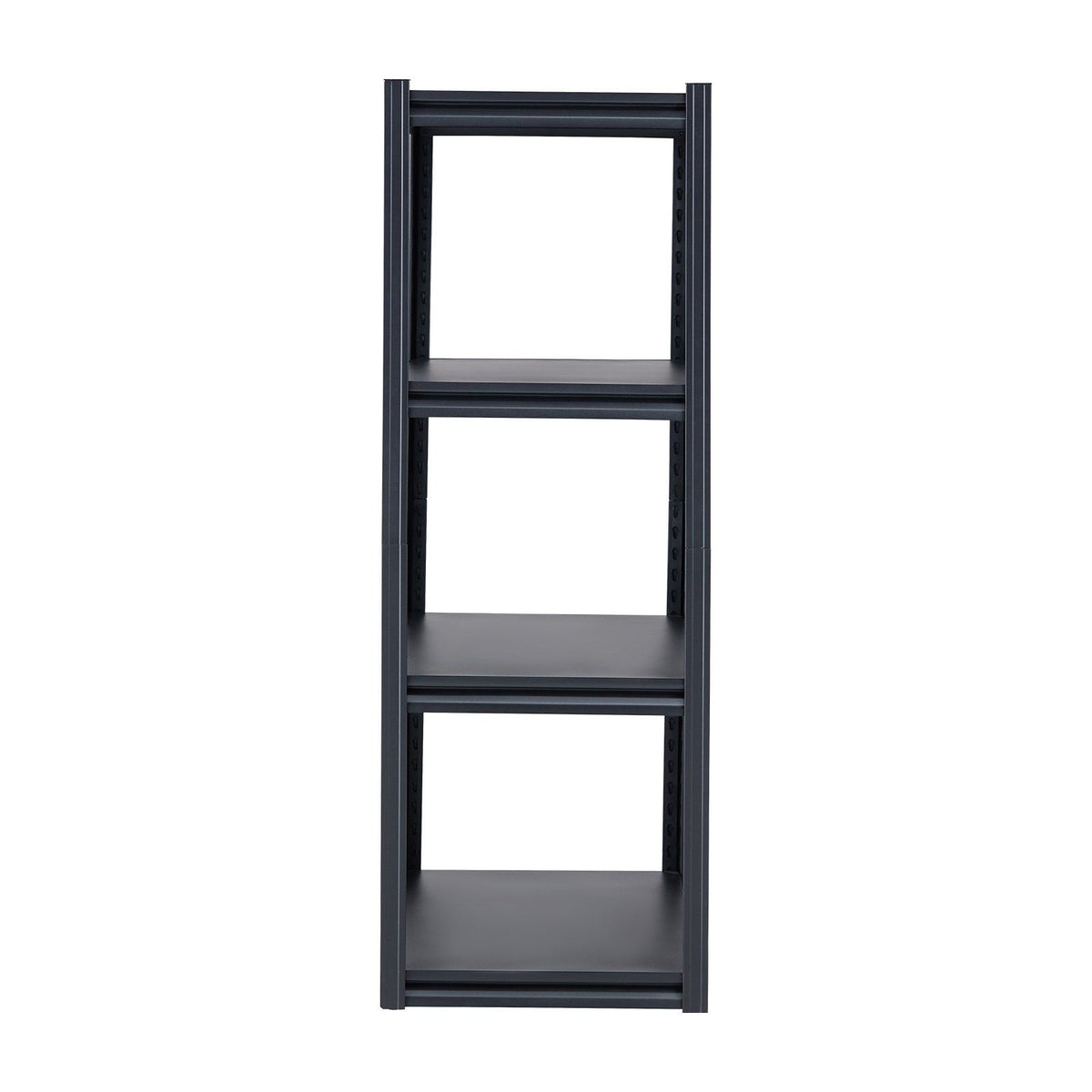 Storage Shelves, 2400 lbs, 4 Tier Garage Storage Shelving, 20" D x 40" W x 57" H Adjustable Metal Shelves for Garage Shelves Utility Rack Shelf, Ideal for Kitchen, Warehouse, Basement, Black