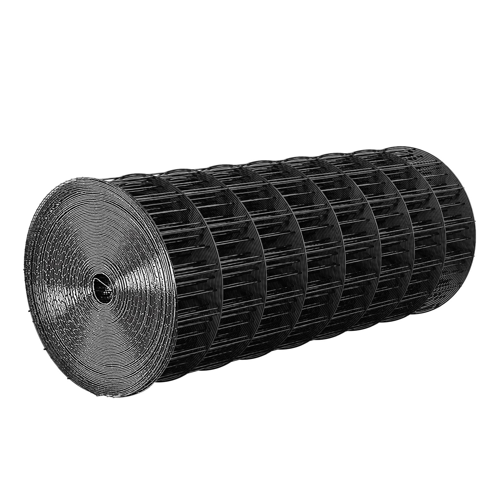 VEVOR Hardware Cloth 61cm x 7.62m, 2 x 3 in Mesh 16 Gauge Galvanized Wire Mesh Roll, Weather-Resistant Vinyl Coated Chicken Wire Fencing, Heavy Duty Welded Garden Plant Fencing for Rabbit Cage Snake