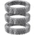 VEVOR Razor Wire Razor Barbed Wire 147ft 3Rolls Razor Wire Fencing Double Spiral