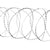 VEVOR Razor Wire Razor Barbed Wire 147ft 3Rolls Razor Wire Fencing Double Spiral