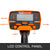 VEVOR Metal Detector Waterproof Disc Metal detectors Underwater Underground high Accuracy LCD Display Metal Detector for Adults and Children Headphone Automatic Detector (Yellow 3010)