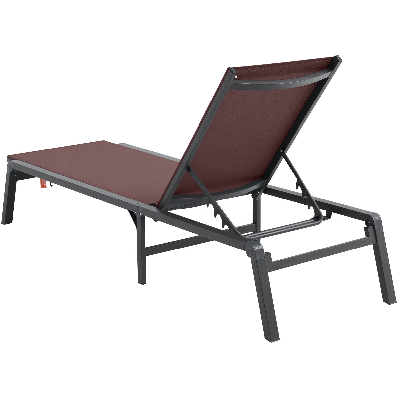 VEVOR Chaise Lounge Chair Outdoor Patio Lounge Chair with Adjustable 5-Position