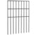 VEVOR Garden Fence, No Dig Fence 44(H)x33(L)cm Animal Barrier Fence, Underground Decorative Garden Fencing with 3.81 cm Spike Spacing, Metal Dog Fence for the Yard and Outdoor Patio, 28 Pack
