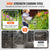 VEVOR Garden Fence, No Dig Fence 44(H)x33(L)cm Animal Barrier Fence, Underground Decorative Garden Fencing with 3.81 cm Spike Spacing, Metal Dog Fence for the Yard and Outdoor Patio, 28 Pack