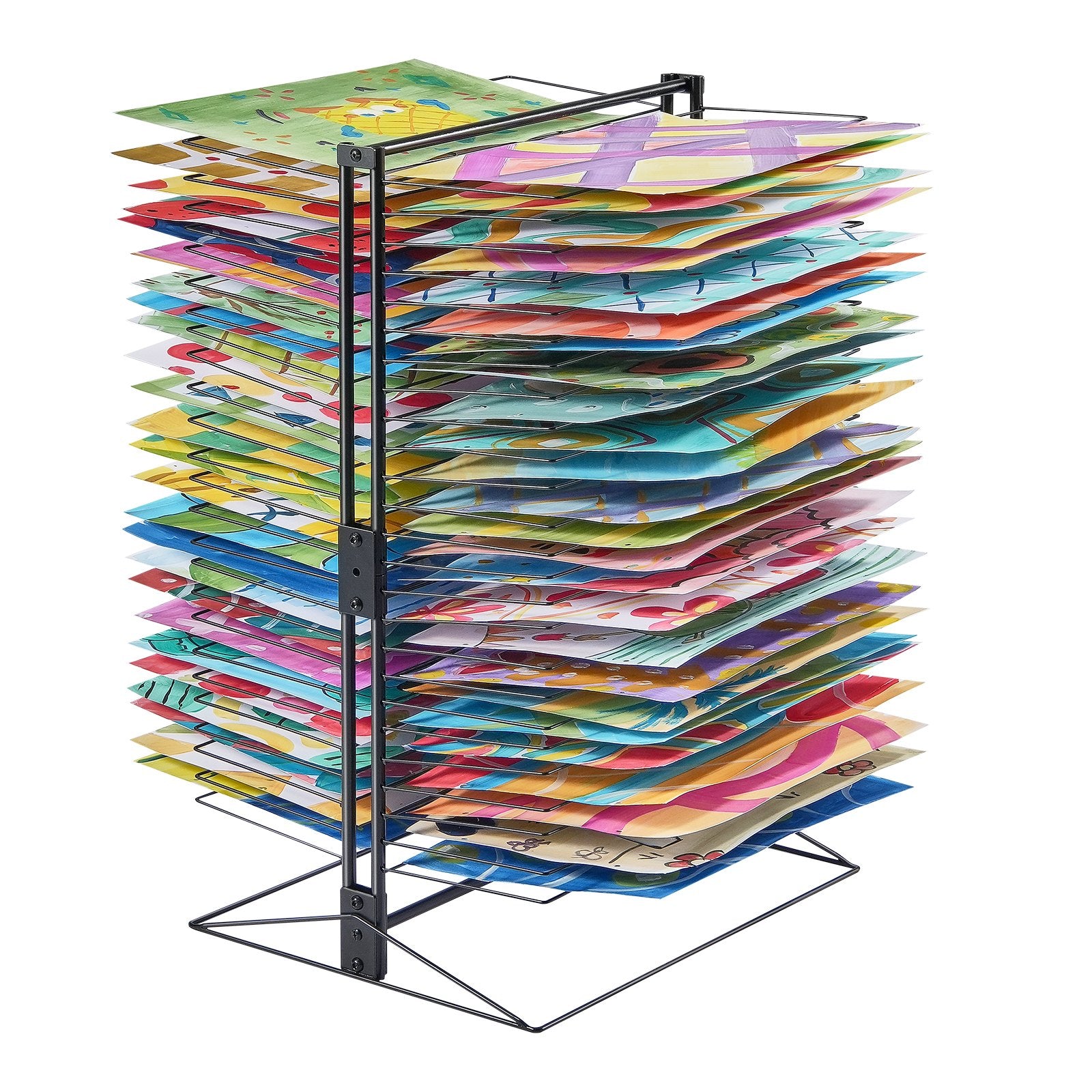 VEVOR Art Drying Rack 50 Removable Shelves Painting Drying Rack for Classroom