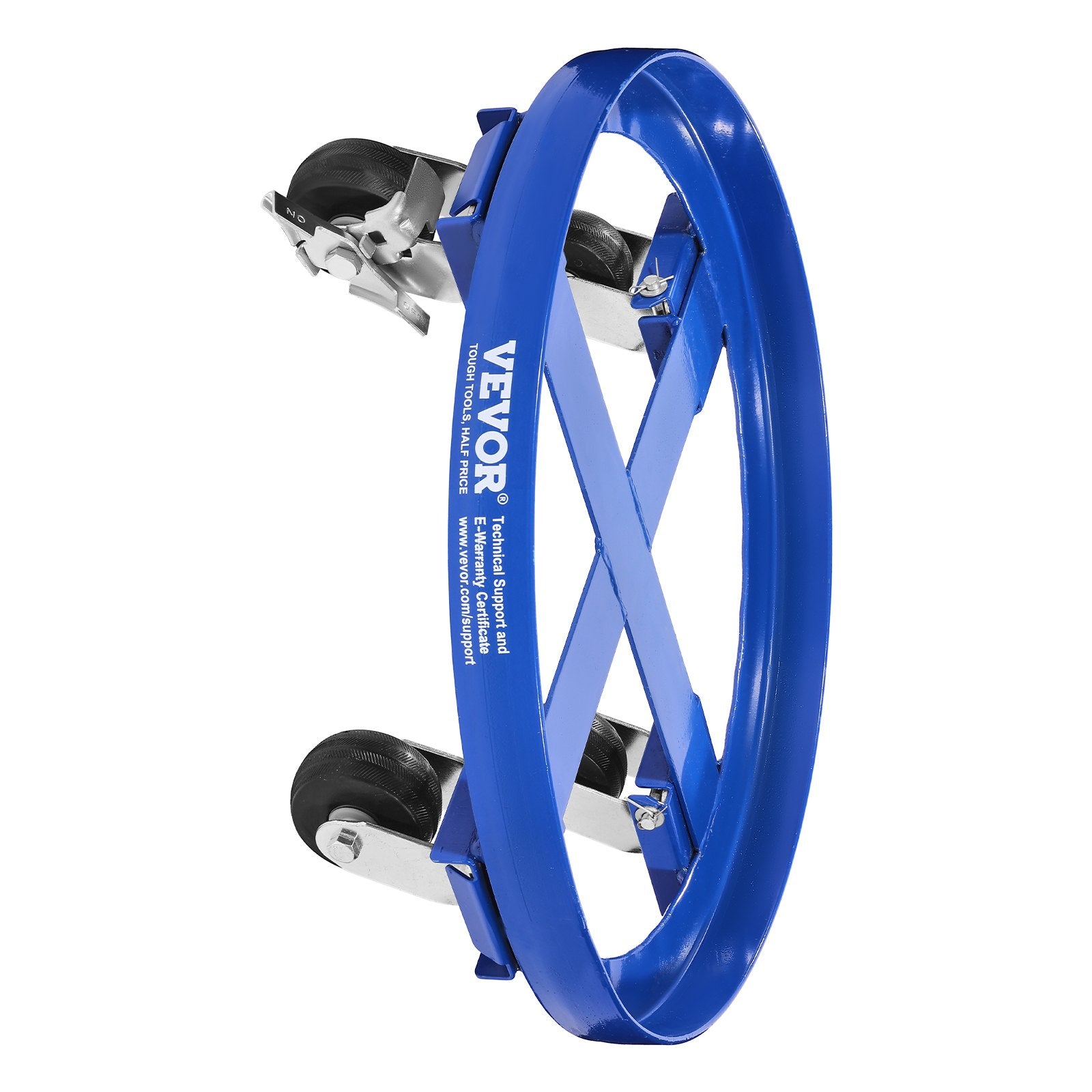 VEVOR 55 Gallon Drum Dolly 2000 lbs Barrel Dolly Cart Drum Caddy 4 Caster Wheels