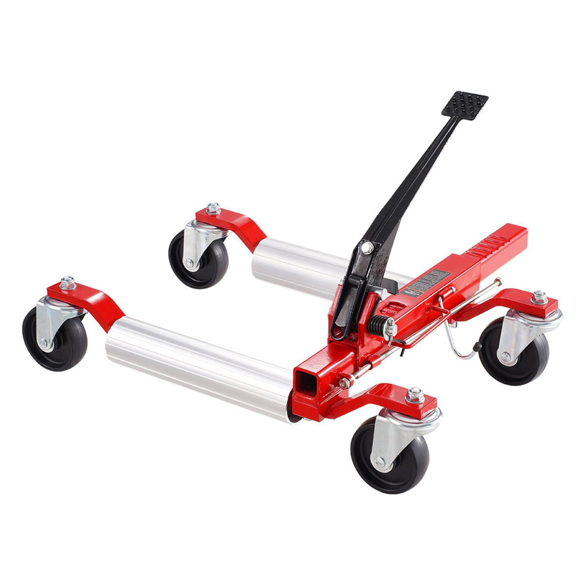 VEVOR Wheel Dolly, Max Capacity 1500 Lbs Car Dolly, Car Jack Dolly Lifter with 360° Rotatable Wheels, Heavy Duty Vehicle Positioning Ratchet Tire Jack, for Vehicle Car Auto Repair Moving