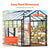 VEVOR Polycarbonate Greenhouse 8 x 14 Ft Outdoor Walk-in Greenhouse for Garden