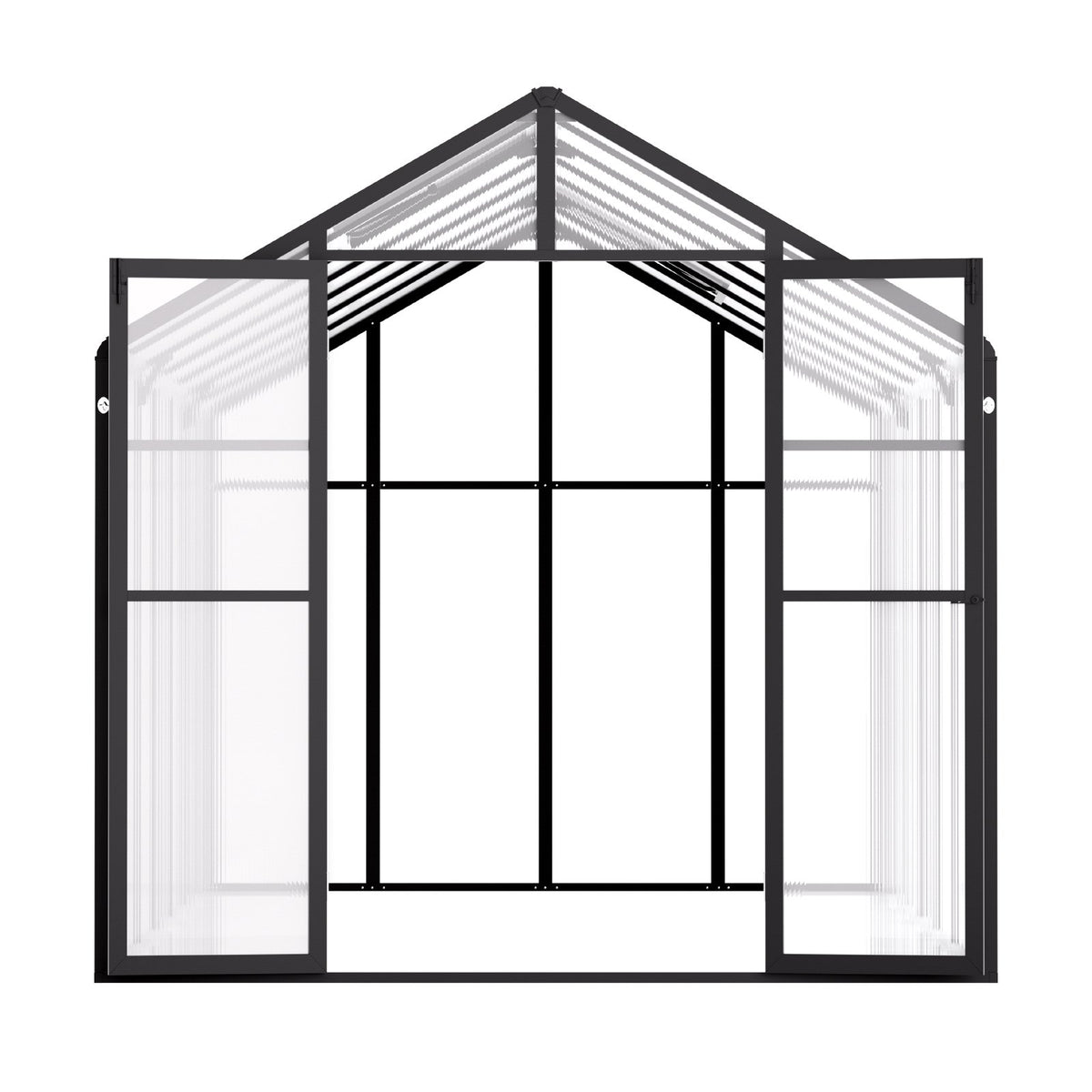 VEVOR Polycarbonate Greenhouse 8 x 14 Ft Outdoor Walk-in Greenhouse for Garden