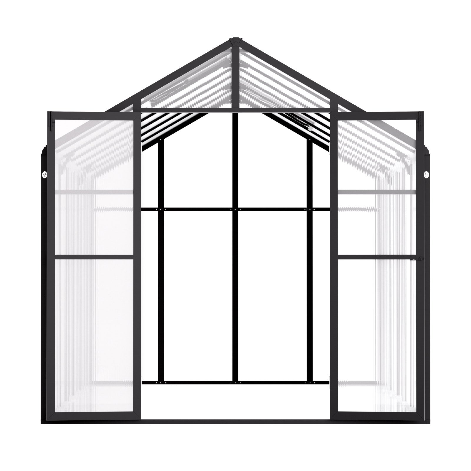VEVOR Polycarbonate Greenhouse 8 x 14 Ft Outdoor Walk-in Greenhouse for Garden