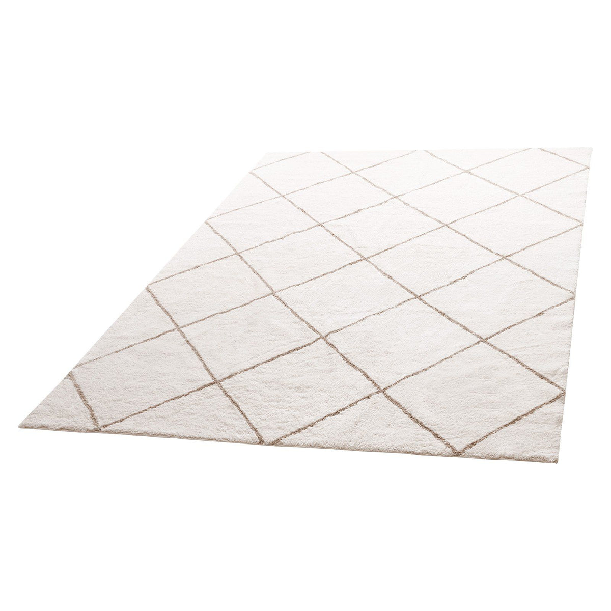 Indoor Plush Area Rugs, 2.44 x 3.05m Plush Carpet, Area Rugs Furry with Long Plushs Pile, Thick &amp; Durable High-Pile Rug for High-Traffic Areas, Bedroom, Non-Shedding &amp; Non-Slip Backing, Beige