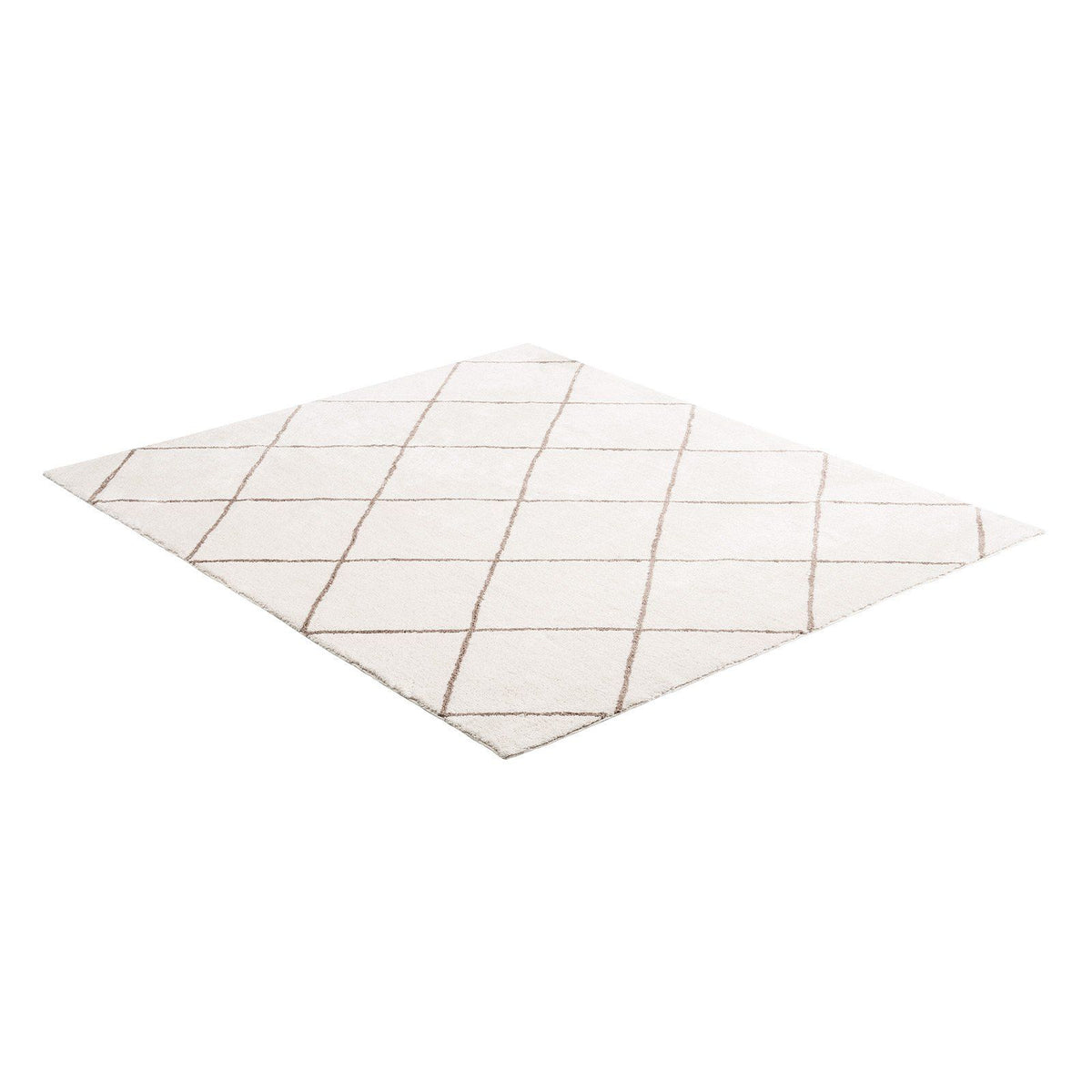 Indoor Plush Area Rugs, 2.44 x 3.05m Plush Carpet, Area Rugs Furry with Long Plushs Pile, Thick & Durable High-Pile Rug for High-Traffic Areas, Bedroom, Non-Shedding & Non-Slip Backing, Beige