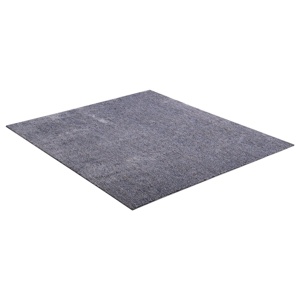 Indoor Plush Area Rugs, 2.44 x 3.05m Plush Carpet, Area Rugs Furry with Long Plushs Pile, Thick & Durable High-Pile Rug for High-Traffic Areas, Non-Shedding & Non-Slip Backing, Blue-Gray